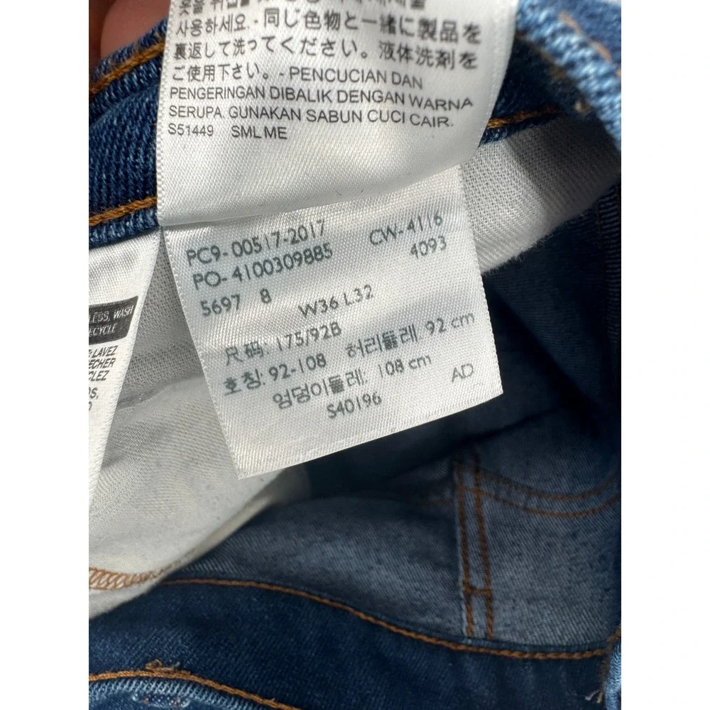 Levis 517 Bootcut Jeans Mens 36x32 Blue Denim Western Americana Medium Wash